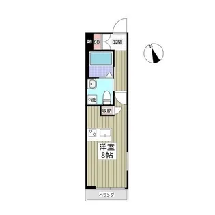 ベイス東府中【2階】の間取り