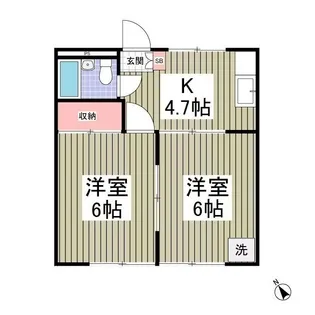 サンホーム岩槻【1階】の間取り