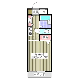 フロンティアⅢ E棟【2階】の間取り