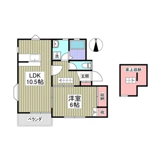 KMハイツ【2階】の間取り