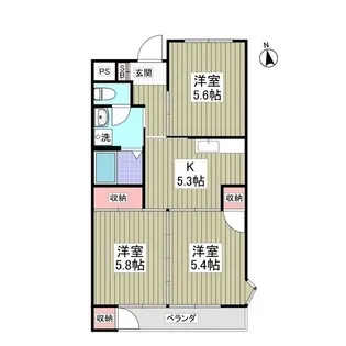 センチュリー21【4階】の間取り