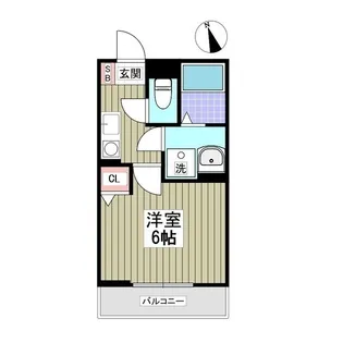 パルトネール東久保町【1階】の間取り