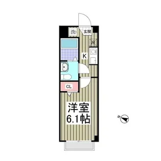 エンデカ東浦和【4階】の間取り