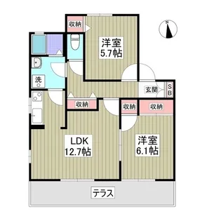 アコルデ21A棟【1階】の間取り