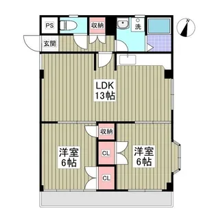 リブレス大宮【1階】の間取り