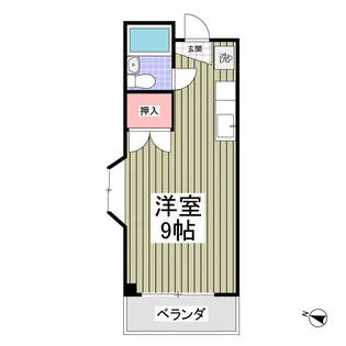 グロリアマンション【5階】の間取り