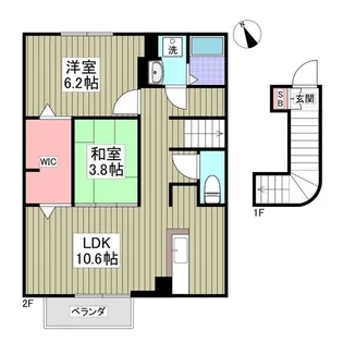 FCBⅠ【2階】の間取り