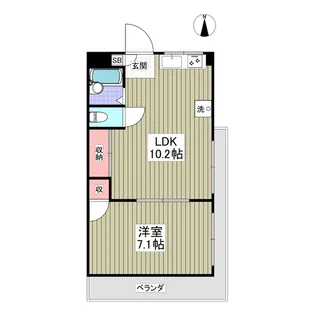 東和パレス【2階】の間取り