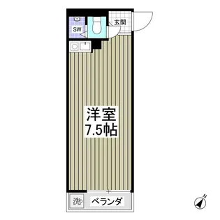 タクト成増【2階】の間取り