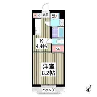 リュミエールⅡ【1階】の間取り