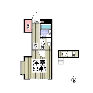 マロンハイツ三郷【1階】の間取り
