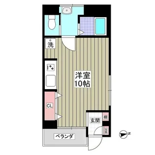 第8新井ビル【1階】の間取り