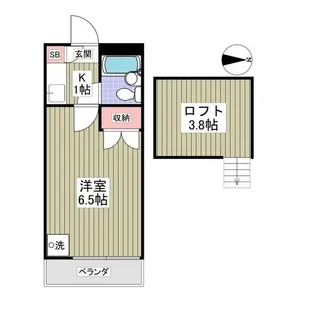 ガザニア【2階】の間取り