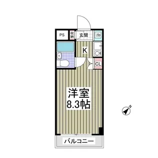 パル京南No.17【3階】の間取り