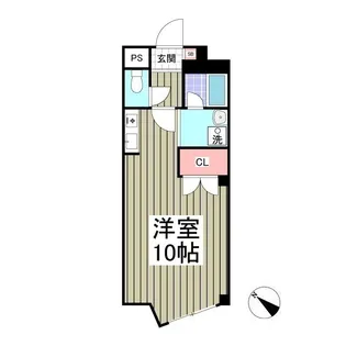 キュウブEX三俣【1階】の間取り