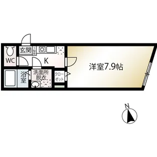 MQuarto五反野【301号室】の間取り