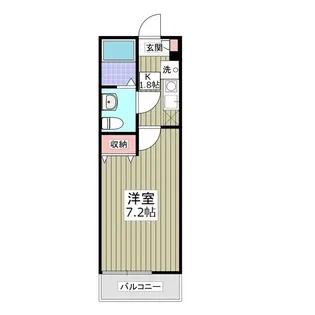 レジデンスウエスト相武台【105号室】の間取り