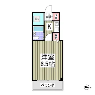 シティコスモ小仲台【3階】の間取り