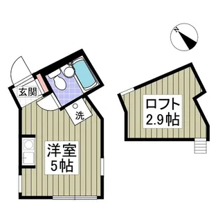 ユナイト文庫サンタ・バーバラの杜【1階】の間取り