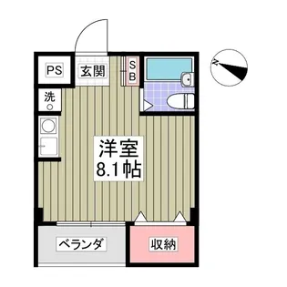 Rグレイスヒガシヤマ【3階】の間取り