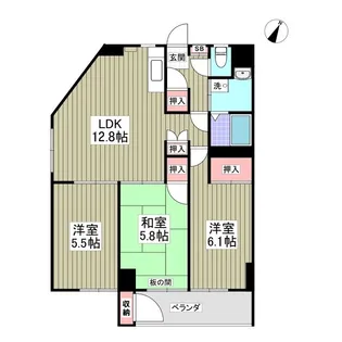 北習ビル【3階】の間取り