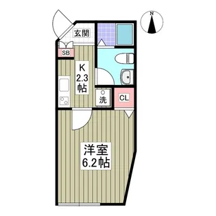 カサーディア宮元【1階】の間取り