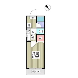 花山ビル【3階】の間取り