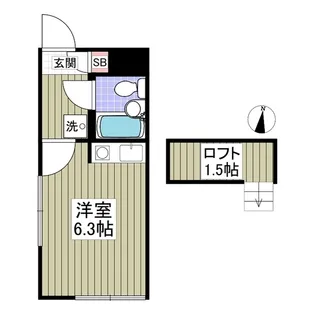 Reno所沢【2階】の間取り