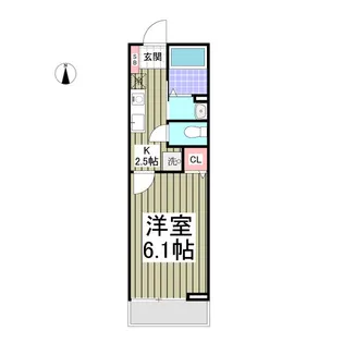 リポス瀬谷B棟【306号室】の間取り