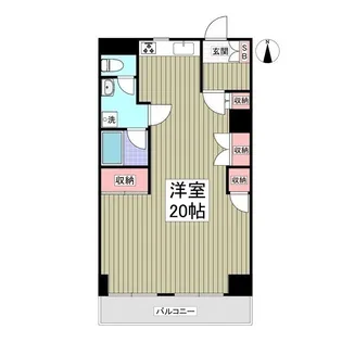 セントラルグリーンマンション【2階】の間取り