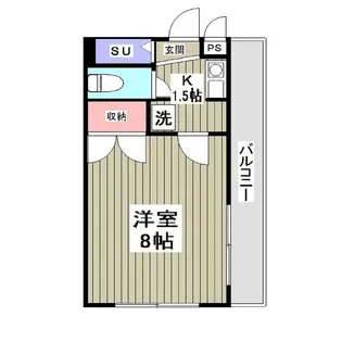 サンエイアームス【2階】の間取り