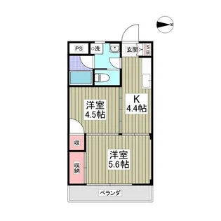 エム・アールコーポ【302号室】の間取り