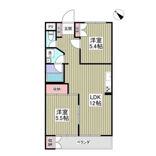 ミツイマンション【3階】の間取り