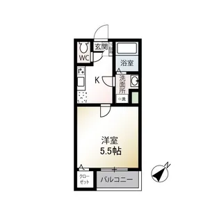 MQuarto柏【3階】の間取り