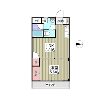 エム・アールコーポ【2階】の間取り