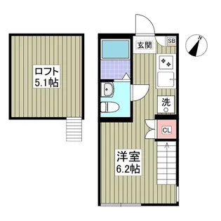 ヴィルナタル【2階】の間取り