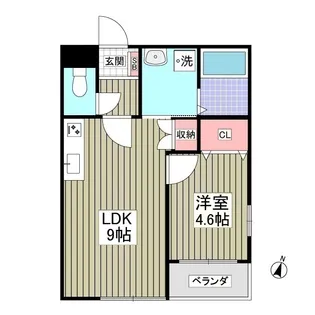 GARDEN MIYAKOⅡ【2階】の間取り