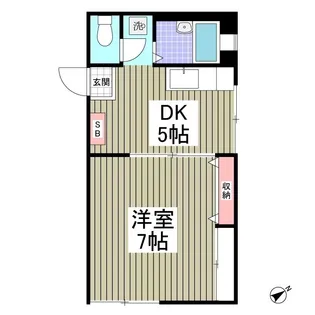 NKハイム元郷【1階】の間取り