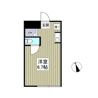 NKハイム元郷【1階】の間取り