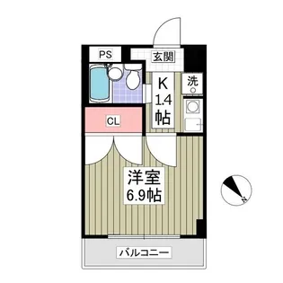 コーポときわ【2階】の間取り