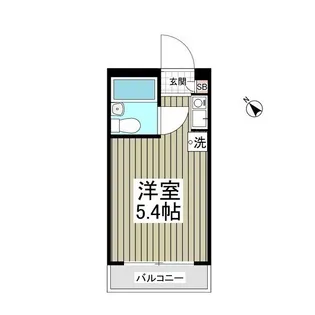 サンウィングB【1階】の間取り
