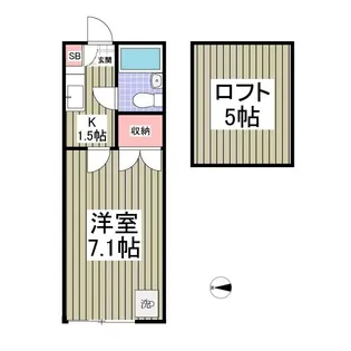 アザレア【1階】の間取り