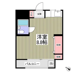 YWKマンション【2階】の間取り