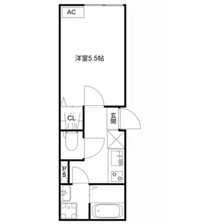 MQuarto船堀Ⅱ【203号室】の間取り