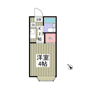 ジョイフル松戸【2階】の間取り