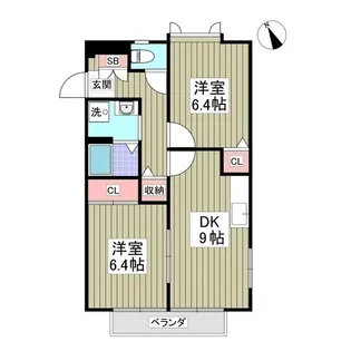 カサベルデ【103号室】の間取り