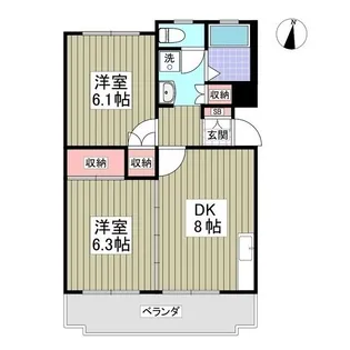 アーバニティー21【1階】の間取り