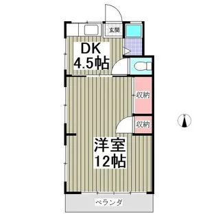 パールマンション【3階】の間取り