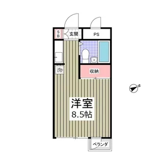 宮前ビル【5階】の間取り