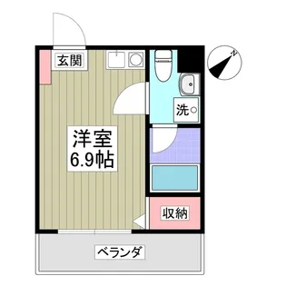 マンションオリーブ【306号室】の間取り